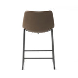 Vintage Style Brown 24-Inch Counter Stool (Set of 2) - V.I.P Digital Presence