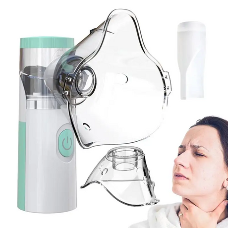 Outdoor Portable Nebulizer Silent Mesh Mini First Aid Kit Handheld Asthma Inhaler Atomizer Kids Adult Saving Emergency Device - V.I.P Digital Presence