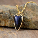 Copper Labradorite Heart Shape Necklace - V.I.P Digital Presence