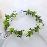 Full sky star flower wreath simulation flower bud small floral headdress sweet holiday travel photo head flower wreath - V.I.P Digital Presence