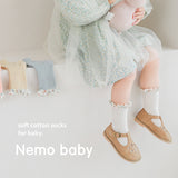 New Girls Socks Combed Cotton Korean Style Baby Socks Chiffon Floral Princess Lace Mid Tube Socks - V.I.P Digital Presence