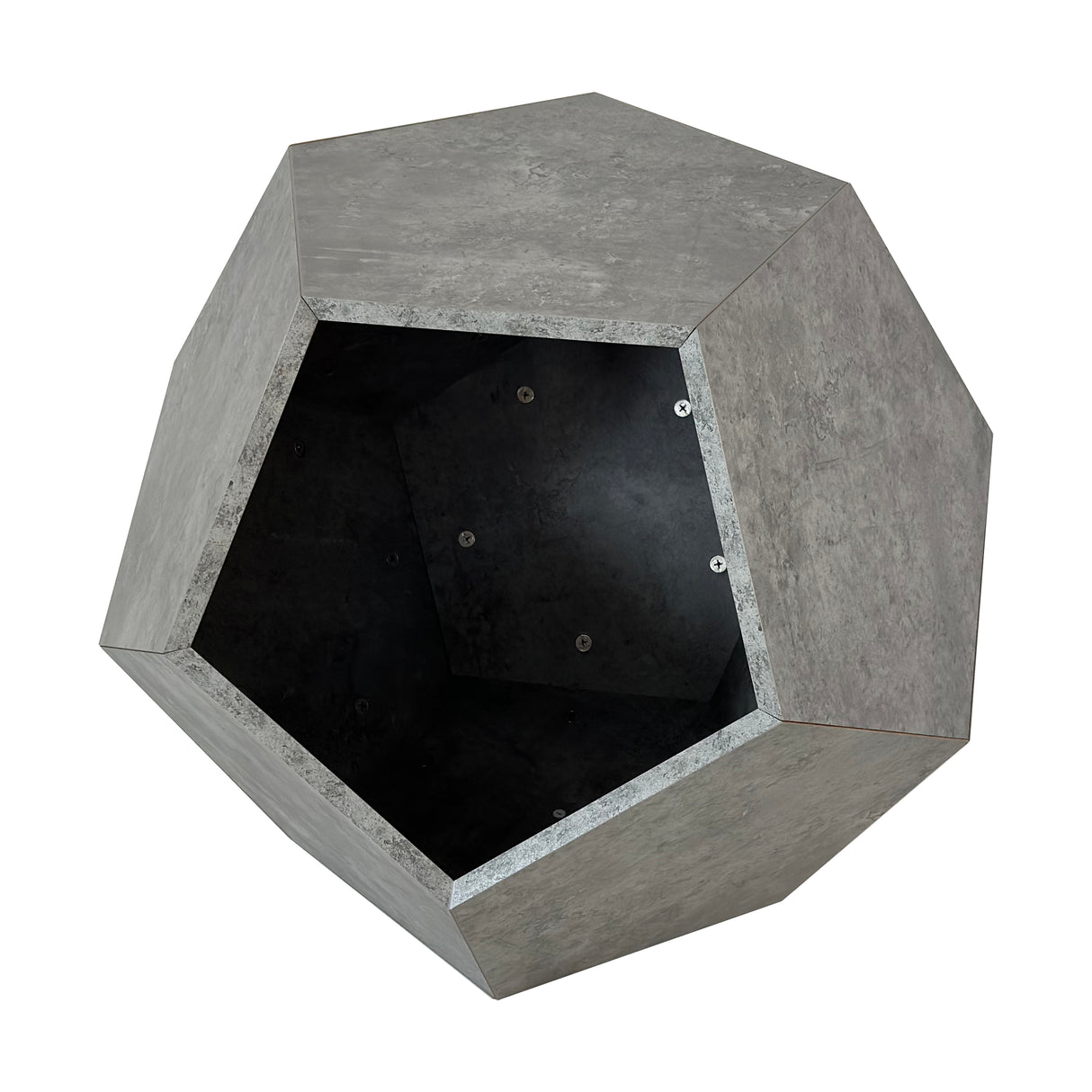 25.98"Modern Pet Furniture Cat Litter Side Table, Sofa Side Table, Planter MDF Multifunctional Furniture, Cement Gray - V.I.P Digital Presence