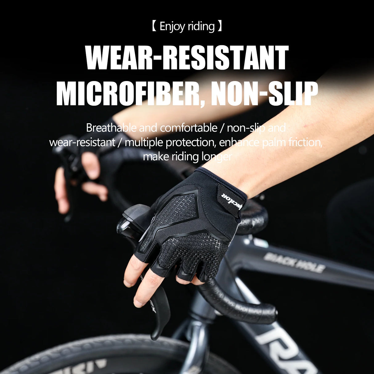 Half finger cycling gloves for men and women liquid silicone shock-absorbing and breathable sports bike fitness gloves - V.I.P Digital Presence