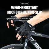 Half finger cycling gloves for men and women liquid silicone shock-absorbing and breathable sports bike fitness gloves - V.I.P Digital Presence