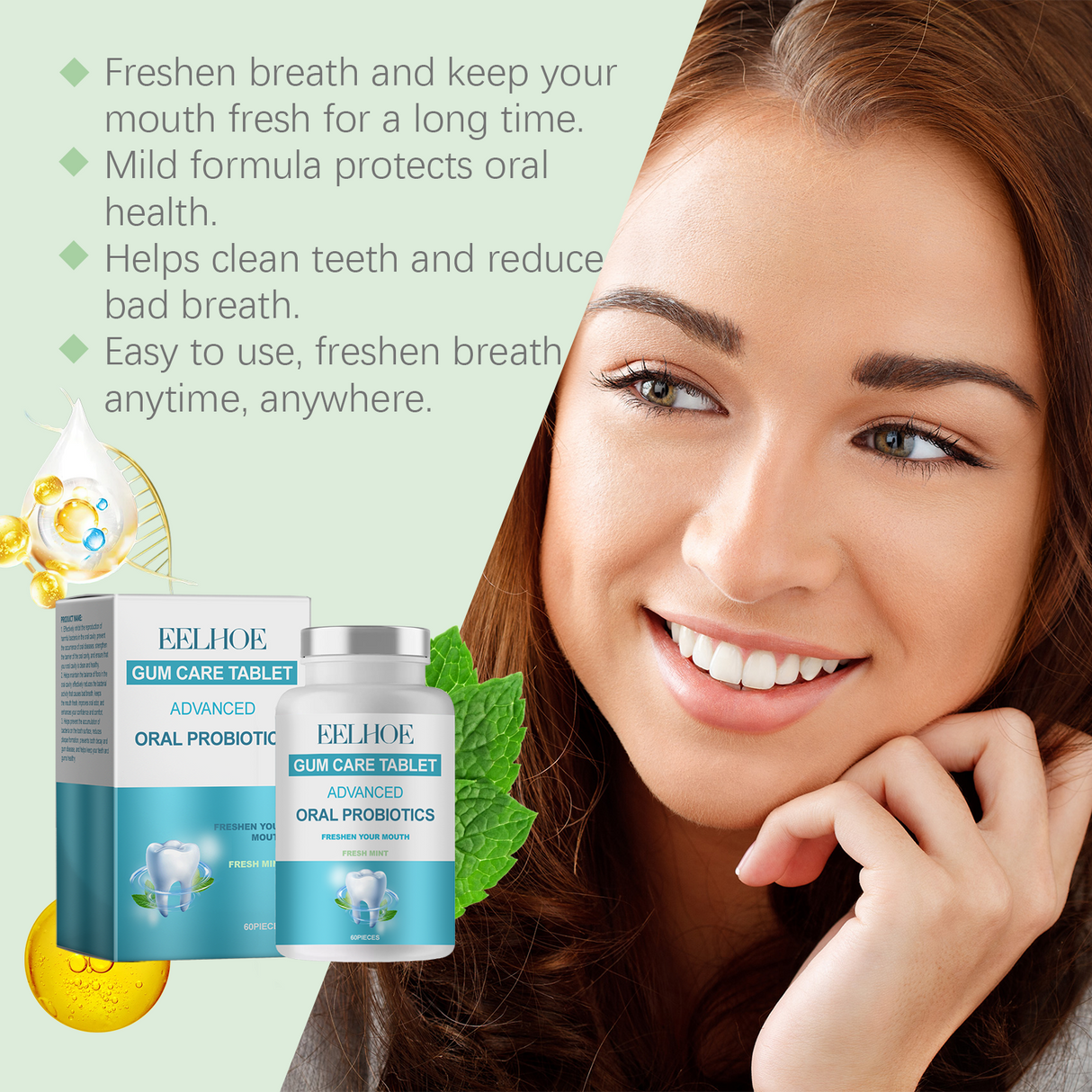 Probiotic Mouthwash Granules Solid Toothpaste Tablets Portable Mouthwash Granules Portable Clean Mouth Guard For Stain Removal - V.I.P Digital Presence