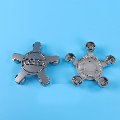 Suitable for Audi five claw wheel hub cover A4L//A5/A6L black five claw car tire center logo cover 135mm - V.I.P Digital Presence