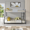 Full double-layer metal bed/heavy-duty sturdy metal/noise reduction/safety ventilation board guardrail - V.I.P Digital Presence