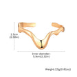 Punk Wave Open Cuff Bangles for Women, Adjustable Irregular Arm Bracelet Jewelry Accessories - V.I.P Digital Presence