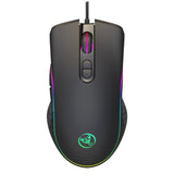 Wired gaming mechanical mouse glowing RGB PUBG e-sports computer laptop USB mouse - V.I.P Digital Presence