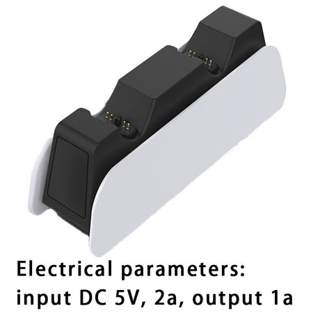 Suitable for PS5 wireless controller dual seat charging P5 controller charging dock with LED display PS5 headphone jack - V.I.P Digital Presence
