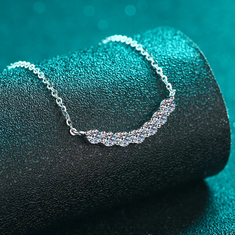 1.4 Carat Moissanite 925 Sterling Silver Necklace - V.I.P Digital Presence