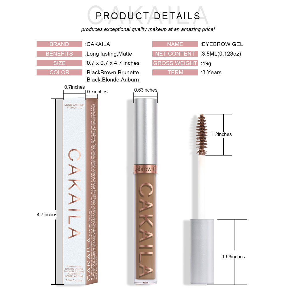 CAKAILA Eyebrow tint matte non smudge coloring long lasting eyebrow styling - V.I.P Digital Presence