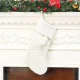 Christmas Decorations Knitted Wool Thick White Wool Socks Hotel Home Christmas Socks - V.I.P Digital Presence