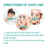 Chlorella Vera Hydrogel Eye Mask, Moisturizing Desalination Eye Grain Compact Fine Grain Soft Skin Hydrating Eye Mask - V.I.P Digital Presence