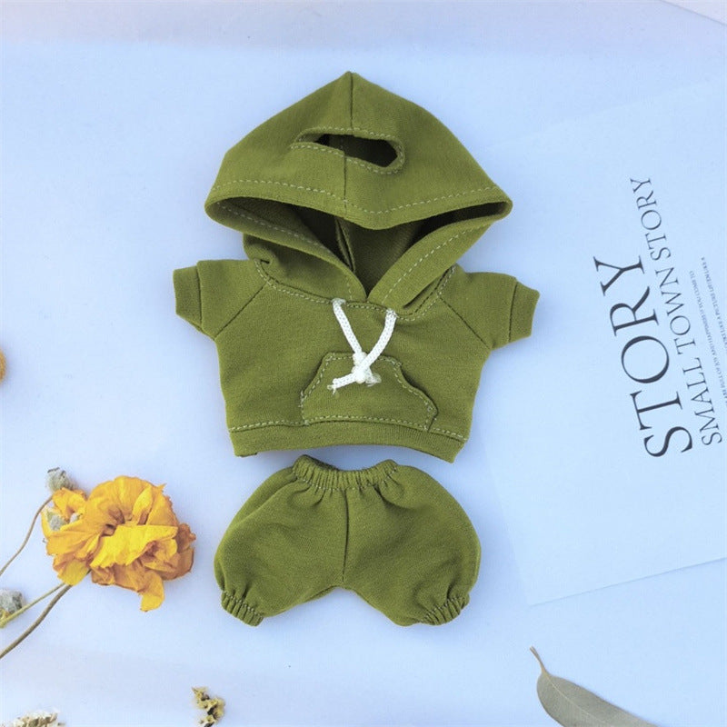 17cm Vinyl Macaron Plush Keychain Pulling Cloth Pendant Labubu Doll for Hoodie Pants Set - V.I.P Digital Presence