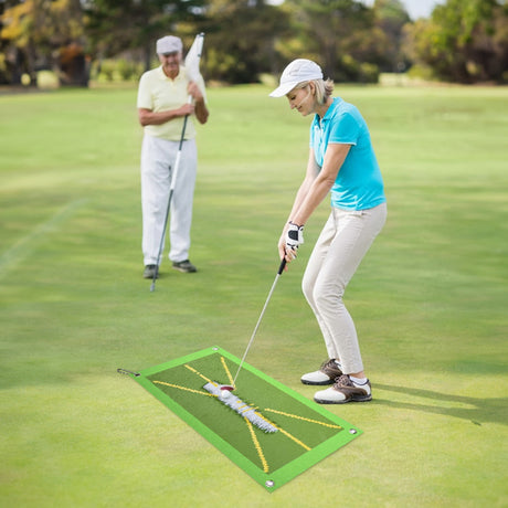 Golf Training Mat: Detect Swing, Show Path Feedback & Correct Hitting Posture - V.I.P Digital Presence