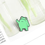 Funny Frog Enamel Pin Custom Cool Animal Brooches Bag Lapel Pin Cartoon Froggy Badge Jewelry Gift for Friends - V.I.P Digital Presence