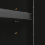 U-Can modern TV stand is suitable for TVs under 75 inches and comes with a storage cabinet top marble pattern and circular stand - V.I.P Digital Presence