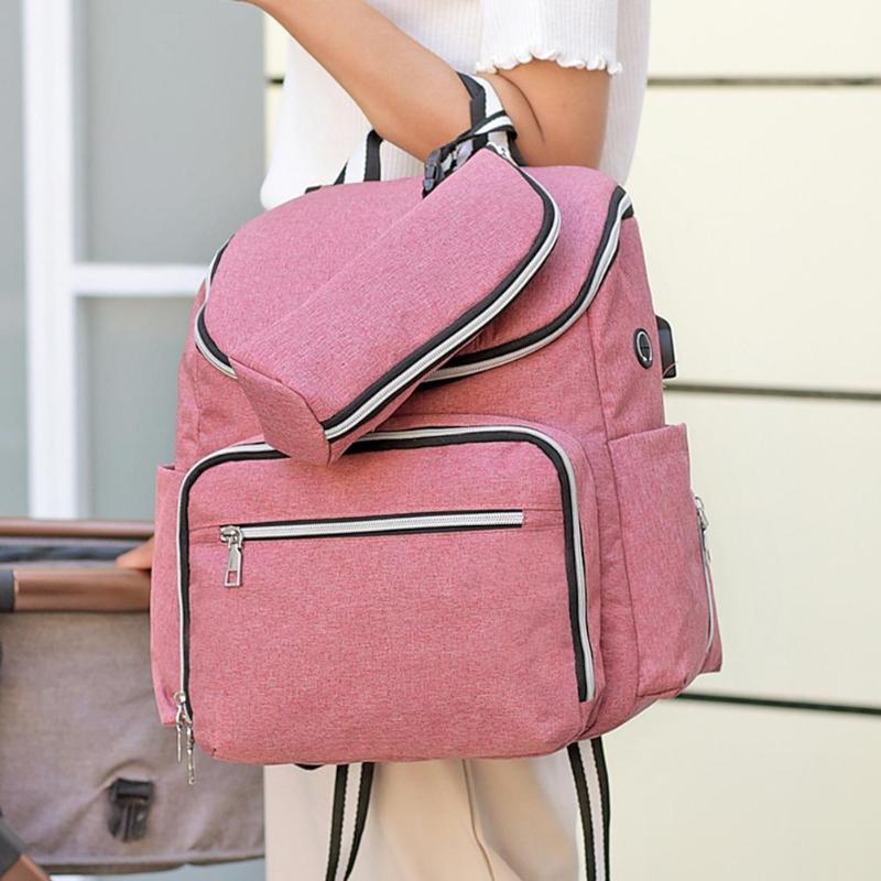 Fashion Maternity Diaper Bags Waterproof Mummy Nappy Bags Large Capacity Baby Care Nursing Bag Mother Multi-function Backpacks - V.I.P Digital Presence