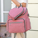 Fashion Maternity Diaper Bags Waterproof Mummy Nappy Bags Large Capacity Baby Care Nursing Bag Mother Multi-function Backpacks - V.I.P Digital Presence