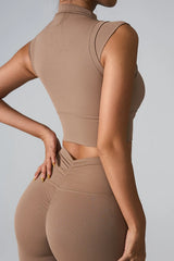 Mock Neck Active Tank - V.I.P Digital Presence