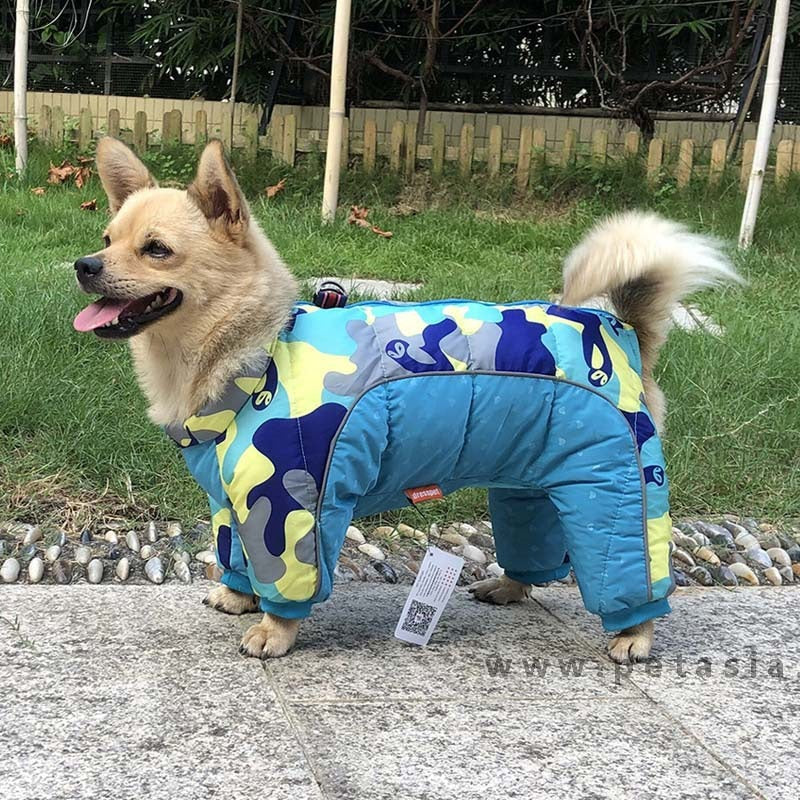 Pet Dog Clothes Winter Clothes Thickened Warm Down Jacket Teddy Dog Quadruped Winter Coat - V.I.P Digital Presence
