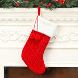 Christmas Decorations Knitted Wool Thick White Wool Socks Hotel Home Christmas Socks - V.I.P Digital Presence