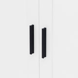 Storage Cabinet with Two Doors for Bathroom, Office, Adjustable Shelf, MDF Board, White - V.I.P Digital Presence