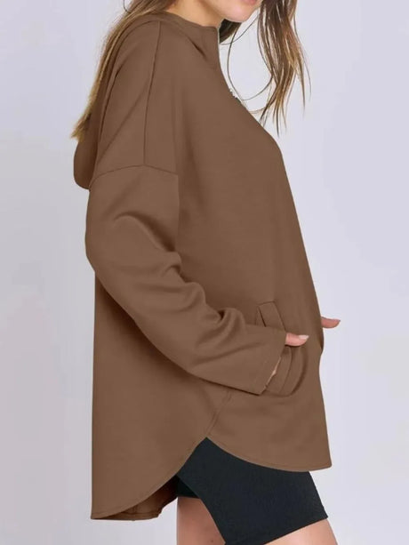 Quarter Zip Long Sleeve Hoodie - V.I.P Digital Presence