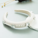 New Rhinestone Pearl Hair Adornment Femininity Light Luxury Net Red Hundred Band Head Accessories - V.I.P Digital Presence