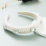 New Rhinestone Pearl Hair Adornment Femininity Light Luxury Net Red Hundred Band Head Accessories - V.I.P Digital Presence