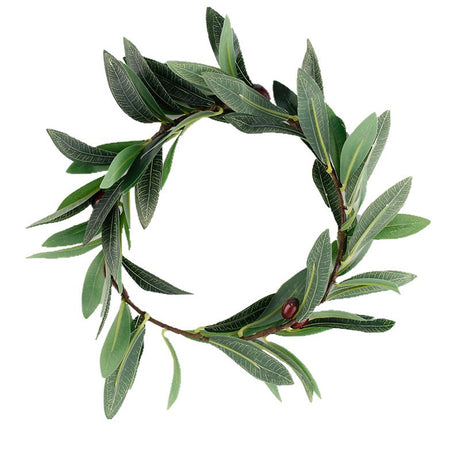 Olive leaf wreath berry olive branch headdress - V.I.P Digital Presence
