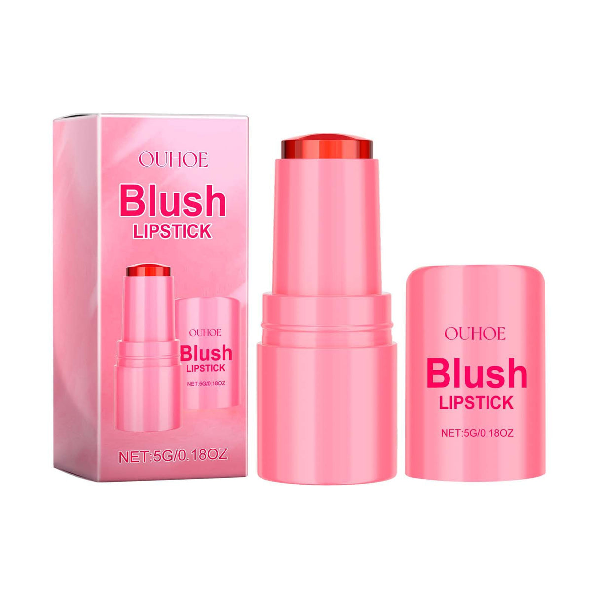 Blush Lipstick, Natural Nude Light Long-Lasting Easy Color Blush Lip Gloss Stick - V.I.P Digital Presence