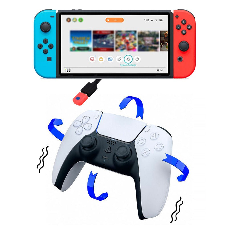 Suitable for switch OLED controller converter suitable for PS5/PS4 controller Bluetooth receiver - V.I.P Digital Presence