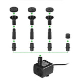 1.5W solar ground mounted fountain outdoor water pool water landscape wall mounted nail style miniature fountain - V.I.P Digital Presence