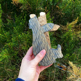 Interesting animal brown bear room door top wooden decoration home creative door frame decoration ornaments - V.I.P Digital Presence