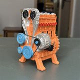 8 - Cylinder Resin Simulation Car Engine Model Kit. A Full - Metal DIY Assembly Toy for Car Enthusiasts - V.I.P Digital Presence