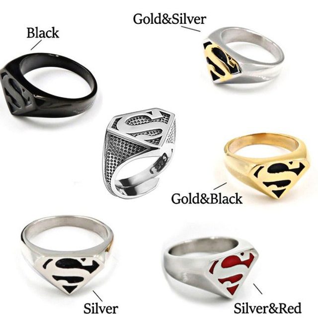 Superman Men's Ring European and American Fashion - V.I.P Digital Presence