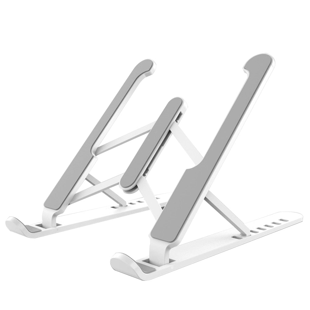 Portable Laptop Stand Foldable Height Adjustable Support Base Computer Cooling Stand Hollow Design Laptop Holder - V.I.P Digital Presence