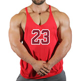 Sportswear vest men's round neck men's cotton vest loose shoulder sleeveless basketball suit - V.I.P Digital Presence