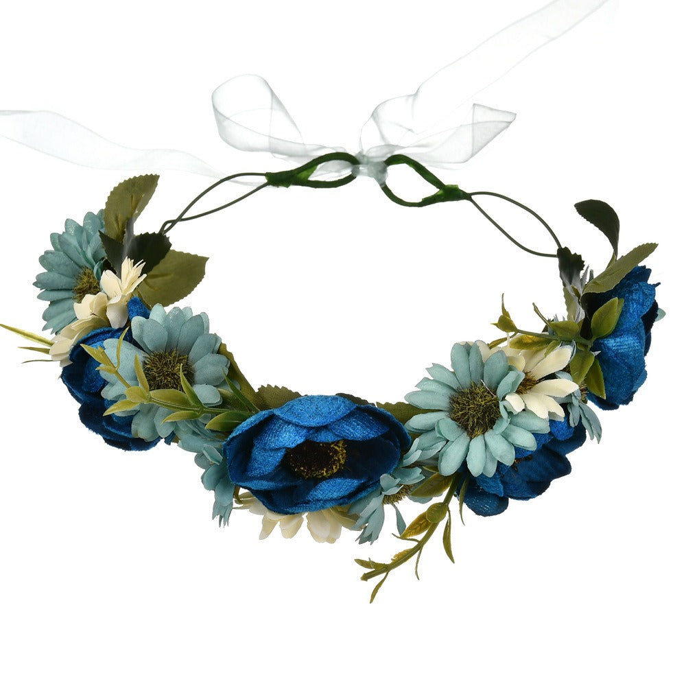Pearl velvet flower headband headband rose flower headband photo shoot - V.I.P Digital Presence