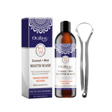Coconut Mint Mouth Wash, Fresh Breath Clean Tongue Coating Whitening Teeth Oral Care Mouthwash - V.I.P Digital Presence
