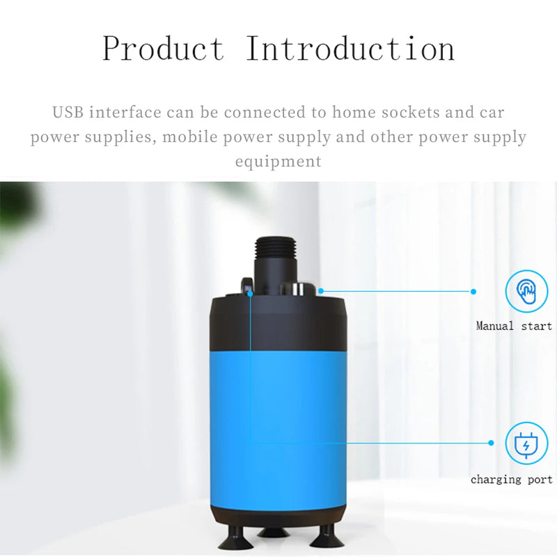 Portable Shower Camping Outdoor Shower Handheld Electric Shower Battery Powered Compact Handheld Rechargeable Camping Showerhe - V.I.P Digital Presence