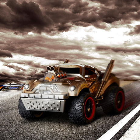 Wasteland Style 1:14 Scale 2.4GHz Model Racing Remote Control Car Hobby Electric RC Car Toys for Boys and Adults (Golden) - V.I.P Digital Presence