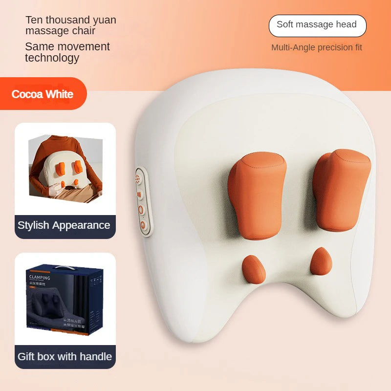 Neck Shoulder Massage Pillow Wireless Electric Car And Home Massager Heating Waist Neck Leg Cervical Shiatsu Kneading Massagers - V.I.P Digital Presence