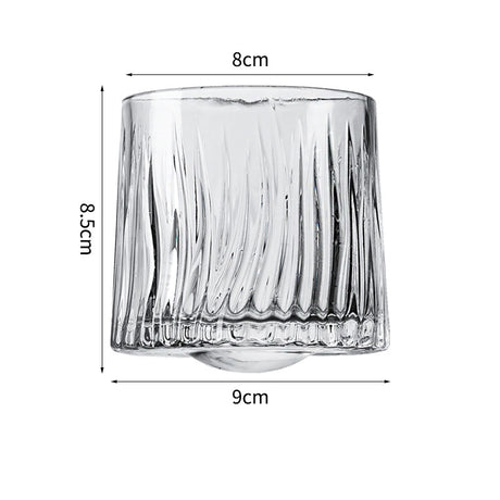 Hand drawn rotating glass cups multiple multi-purpose whiskey glasses rotating glass cups - V.I.P Digital Presence