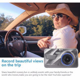 Dash Cam New Dual Lens Car DVR Camera Full HD 1080P 4 IPS Front - V.I.P Digital Presence