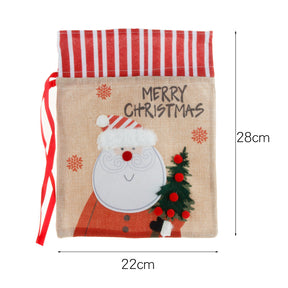 Christmas decorations, burlap gift bags, candy bags, apple bags, cartoon Christmas gift bags - V.I.P Digital Presence