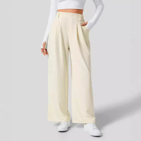 Hanging high waist wide leg versatile casual loose pants - V.I.P Digital Presence