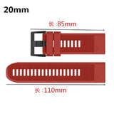 Correa de silicona de liberación rápida FIFATA para Garmin Fenix ​​6, 6S, 6X, 5X, 5, 5S, 3, 3HR, Forerunner 935 y 945.